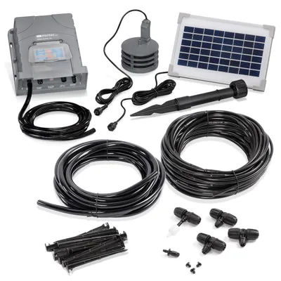 Produktbild von esotec Solar Bewässerungsset WaterLine Professional 18 m Tropfschlauch 101123
