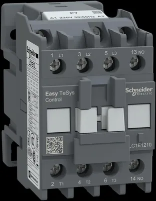 Produktbild von Leistungsschütz, Easy TeSys Control, AC-3, 12 A, 3P (1 Schließer), Spule 230 V, 50/60 Hz