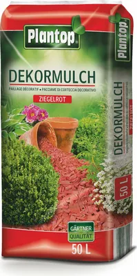 Zdjęcie produktu dla Plantop Decor Mulch ceglastoczerwony 50l