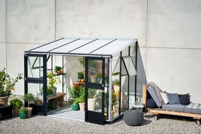 Produktbild von Gewächshaus Juliana Veranda 6,6m² Alu / 3mm Sicherheitsglas