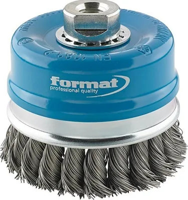 Produktbild von FORMAT Topfbürste Stahldraht gezopft M14 80x0,80mm