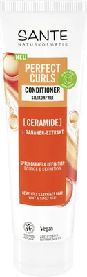 ODŻYWKA DO WŁOSÓW FALOWANYCH I KRĘCONYCH Z CERAMIDAMI I EKSTRAKTEM Z BANANA ECO 150 ml - SANTE