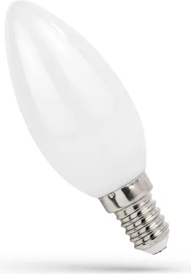 Obrázek produktu pro Spektrum LED žárovka svíčka C35 1W E14 matná 110lm 840 neutrální bílá 4000K