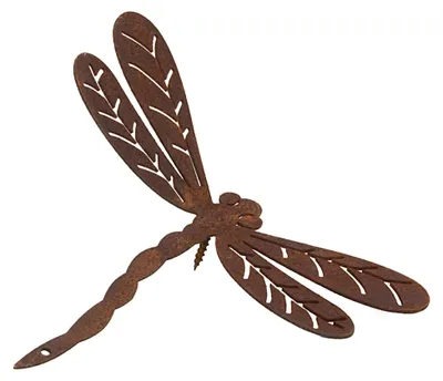 Produktbild von Deko Metallobjekt LIBELLE Rostfigur 14 cm