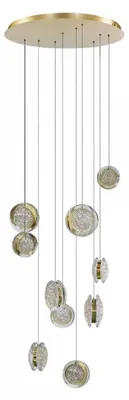 Zdjęcie produktu dla Lampa wisząca LED 52W EUFORIA złota AZ6739 Azzardo