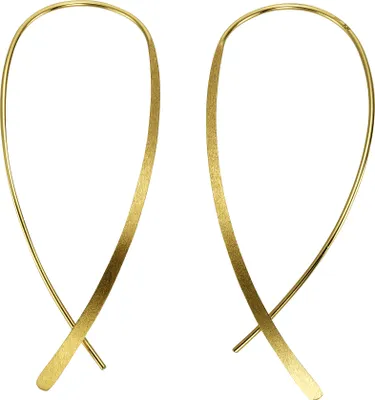 Produktbild von Celesta Silber Ohrringe 925/- Sterling Silber 6,7cm gelb ohne 271230068V