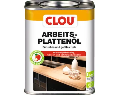 Produktbild von Clou Arbeitsplatten-Öl, für wasserabweisende Oberflächen, 750ml, 945348