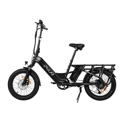 Productafbeelding van PIXAR PLUS7 Elektrische fiets, 48V, 20.4Ah, transportfiets met 20-inch brede banden, Shimano 7-versnellingen, schijfremmen, LED-verlichting, actieradius van 100 km
