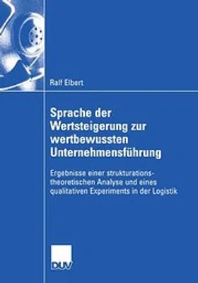 Image de Sprache der Wertsteigerung zur wertbewussten Unternehmensführung