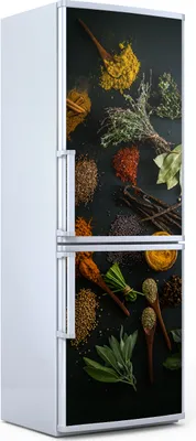 Produktbild von Magnete Dekorative - 70 cm x 190 cm - Küche - Magnetmatte Kühlschrankmagnete - Gewürze Gemüse