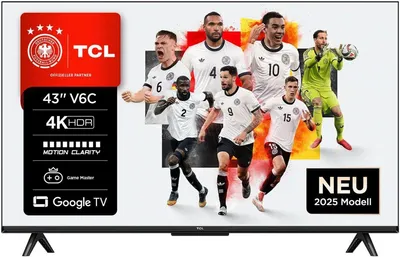 Obrázek produktu pro TCL V6C 43V6C TV 109,2 cm (43") 4K Ultra HD Smart TV Wi-Fi Metallic 260 cd/m²
