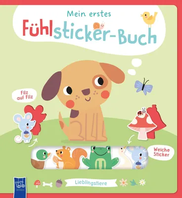 Produktbild von Mein erstes Fühlsticker-Buch - Lieblingstiere