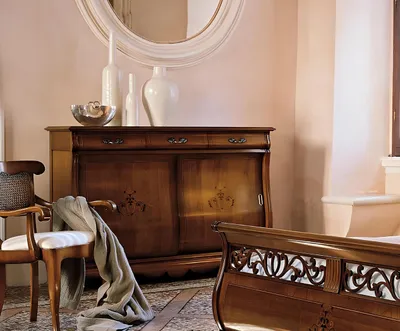 Produktbild von Kommode Sideboard Schrank Holz Italienische Möbel Einrichtung Schränke Kommoden