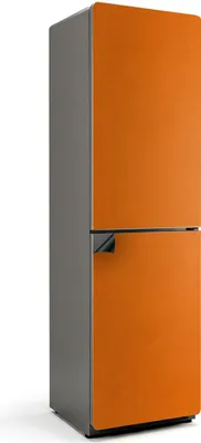 Obrázok produktu pre Farba oranžová - Magnetický kryt na chladničku - Dekoratívna magnetická fólia do kuchyne - Magnetický dekor na chladničku - Samolepiaca magnetická tabuľa - Magnetická fólia na dvere chladničky - 60x205 cm