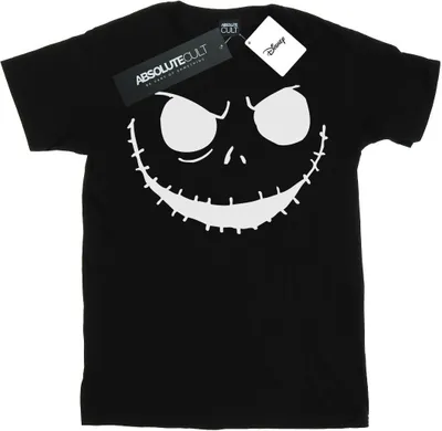 Produktbild von Disney - "Nightmare Before Christmas Jack's Face" T-Shirt für Herren BI43765 (XXL) (Schwarz)