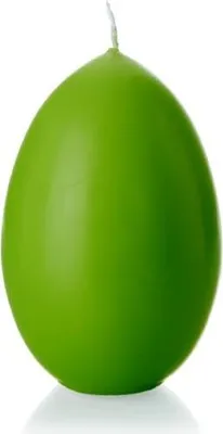 Produktbild von Eikerzen Grün 61 x 44 mm, Inhalt 30 Stück, Ostereikerzen, Osterdeko