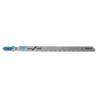 Zdjęcie produktu dla Bosch 2608634241, Ostrze wyrzynarki, Epoksydowe, Włókno szklane, Rura, Blacha (cienka), Bimetaliczny, Szary, 1,1 mm, 13,2 cm