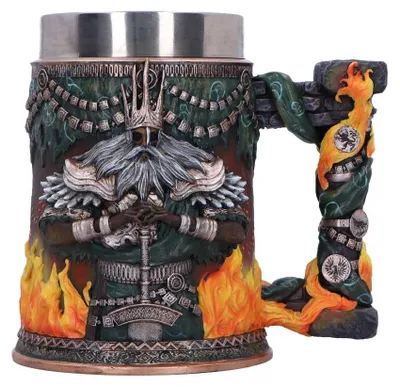 Dark Souls Gwyn Tankard, Harzbecher, schwarz, 17x17x15,5 cm