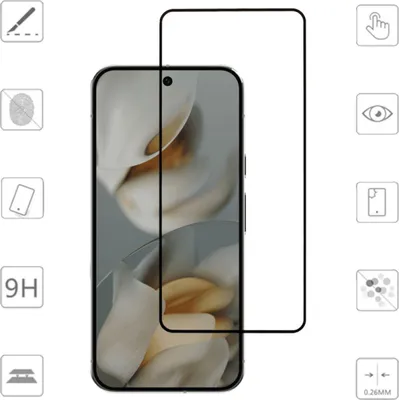Immagine prodotto di Per Google Pixel 10 Pro XL 1x 3D Premium Full 9H 0,3 mm protezione dello schermo in vetro temperato