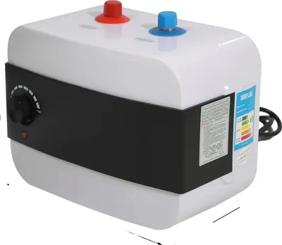 Obrázek produktu pro Elektrický ohřívač vody, kompaktní design, regulace teploty, BÍLÁ