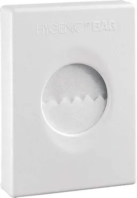 Immagine prodotto di Porta sacchetti igienici a muro per bagno bianco