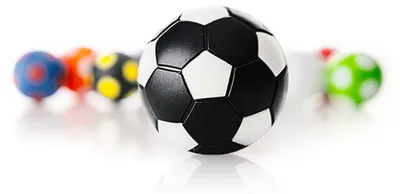 Immagine prodotto di Winspeed - Set da 10 palline Kickerball, colore nero/bianco, diametro 35 mm