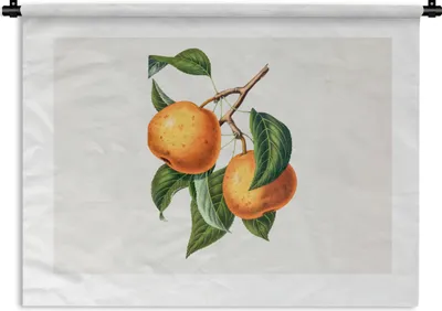 Produktbild von MuchoWow® Wandteppich Wandbehang Obst - Baum - Lebensmittel 90x67.5 cm Tapisserie Dekoration Wandtuch - Fototeppich - Wand-Skulpturen