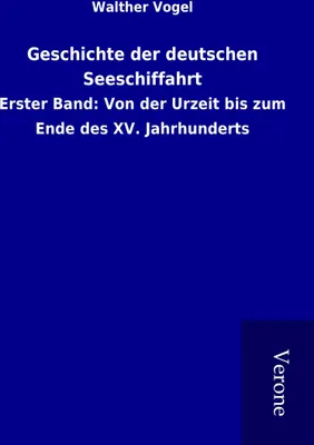 Produktbild von Geschichte der deutschen Seeschiffahrt