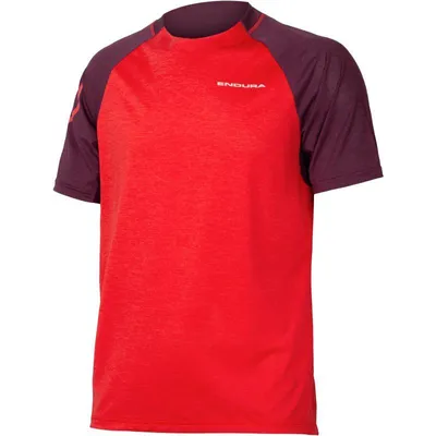 Obrázek produktu pro Dres Endura SingleTrack S/S E3204 pánské krátký granátové jablko Velikost S E3204PO/3