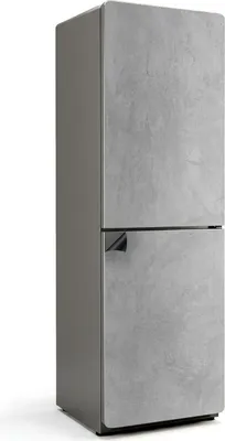 Obrázek produktu pro Dekorativní betonová konstrukce - Magnetický kryt lednice - Magnetická dekorace do kuchyně - Magnetická dekorace na lednici - Samolepicí magnetická deska - Magnetická fólie na dveře lednice - 60x190 cm