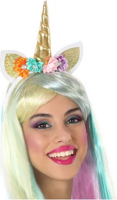 Image de Diadème licorne Atosa multicolore Multicolore One Size