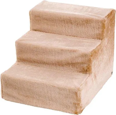 Obrázek produktu pro Měkké a pohodlné schody pro psy a kočky – béžová barva