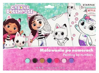 Obrázek produktu pro Malování podle čísel Gabbyho domeček pro panenky STARPAK 547504