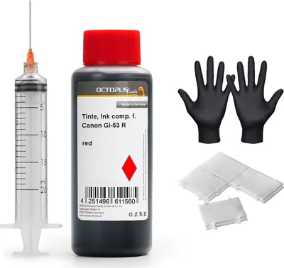 Produktbild von Nachfülltinte für Canon GI-53 R Pixma G 550, G 650 MegaTank red 100 ml
