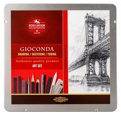 Produktbild von Künstler- Set  23- teilig  "Gioconda Art-Set"  im Metalletui