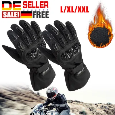 Produktbild von Regen Winter Motorradhandschuhe Motorrad Roller Touchscreen Handschuhe - XL