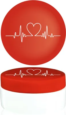 Produktbild von ASA beauty for you Dose Herzfrequenz rot 10cm