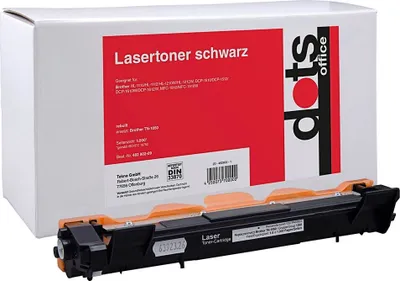 Produktbild von dots schwarz Toner kompatibel zu brother TN-1050