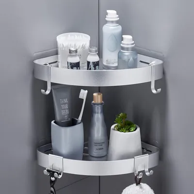 Produktbild von Duschablage für Badezimmer, ohne Bohren