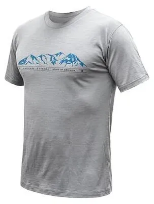Obrázek produktu pro Pánská košile s krátkým rukávem SENSOR MERINO ACTIVE MOUNTAINS, šedá, velikost L