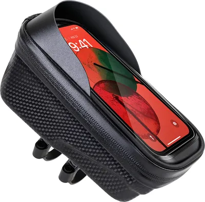 Obrázok produktu pre Bike Frame Bag EVA Hard Shell pre jazdu na hornej rúrke Bike Bag s rýchlym uvoľnením pre horské cestné bicykle Bag Black 1L