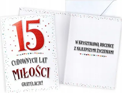 Produktbild von Gutschein zum 15. Hochzeitstag – Kukartka