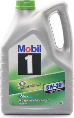 Produktbild von MOBIL 1 ESP für 5W-30 5 Liter Motoröl Motorenöl Longlife-04 229.31 229.51 229.52 OV0401547-D30 OV0401547-G30 C30 504 00 507 00 9.55535-S3 Öl