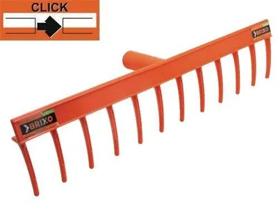 Immagine prodotto di Rastrello in polipropilene con 12 denti e attacco rapido per manico 50 cm