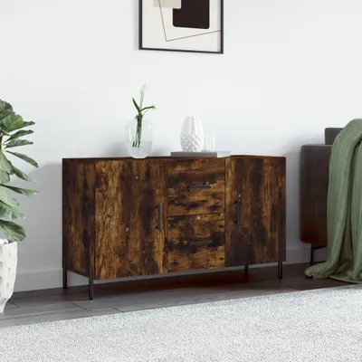 Productafbeelding van vidaXL Dressoir, gerookt eikenfineer, 100x36x60 cm, houtvezelplaat