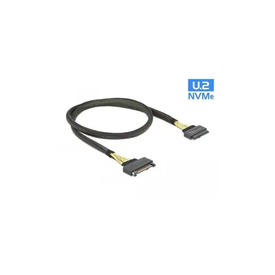 Obrázek produktu pro DeLOCK Prodlužovací kabel U.2 SFF-8639 samec > U.2 SFF-8639 samice 1 m, 1 m, Samec/samice, Černá, Přímý, Přímý, 24/30