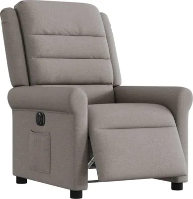 Produktbild von vidaXL Relaxsessel Elektrisch Taupe Stoff