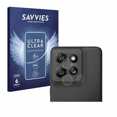 Produktbild von 6x Für Motorola ThinkPhone 25 (NUR Kameraschutz) Schutzfolie Savvies Displayschutz Display Schutz Folie Klar Transparent