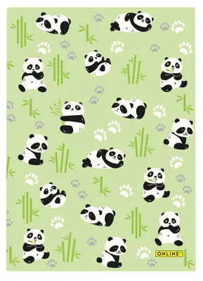 Obrázok produktu pre ONLINE Poznámkový blok Panda s bodkovaným vzorom, 96 listov, 80 g/m², formát A5