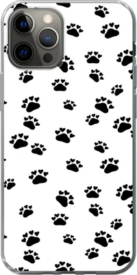 Produktbild von MuchoWow® Handyhülle Schutzhülle Hülle für Telefoonhoesje iPhone 12 Pro Muster - Katze - Pfoten - Jungen - Mädchen - Kinder - Kind Silikon Softcase Handy Hülle - Abdeckung